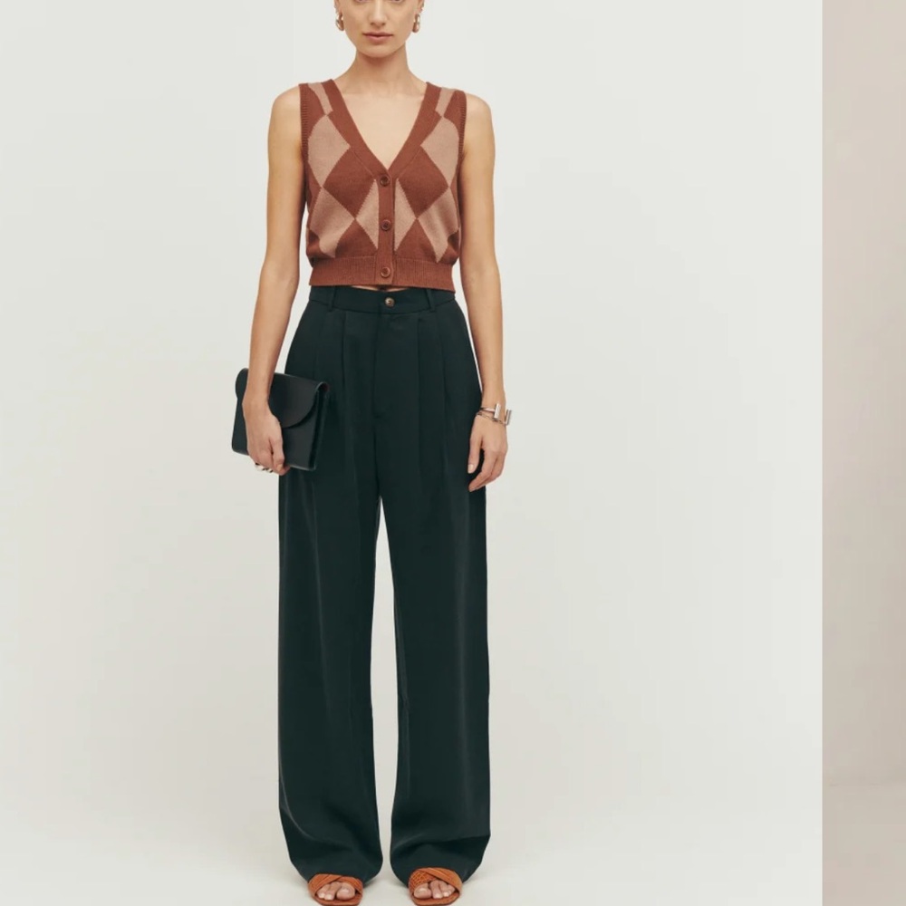 Women's Black Wide-Leg Pants